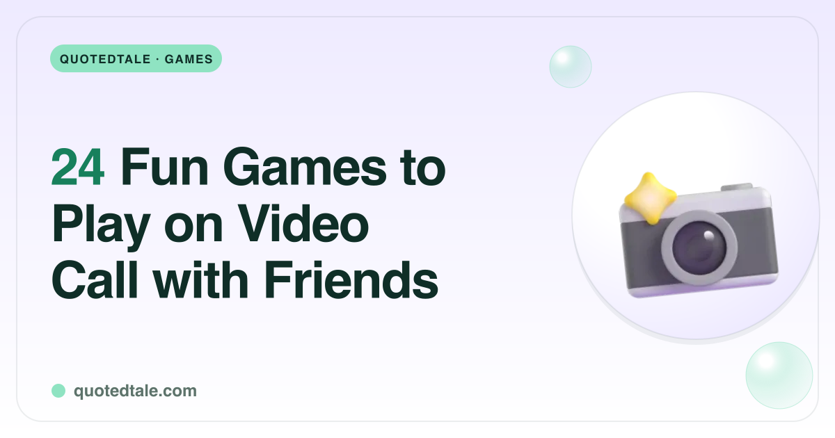 Video call games with friends cover with a camera