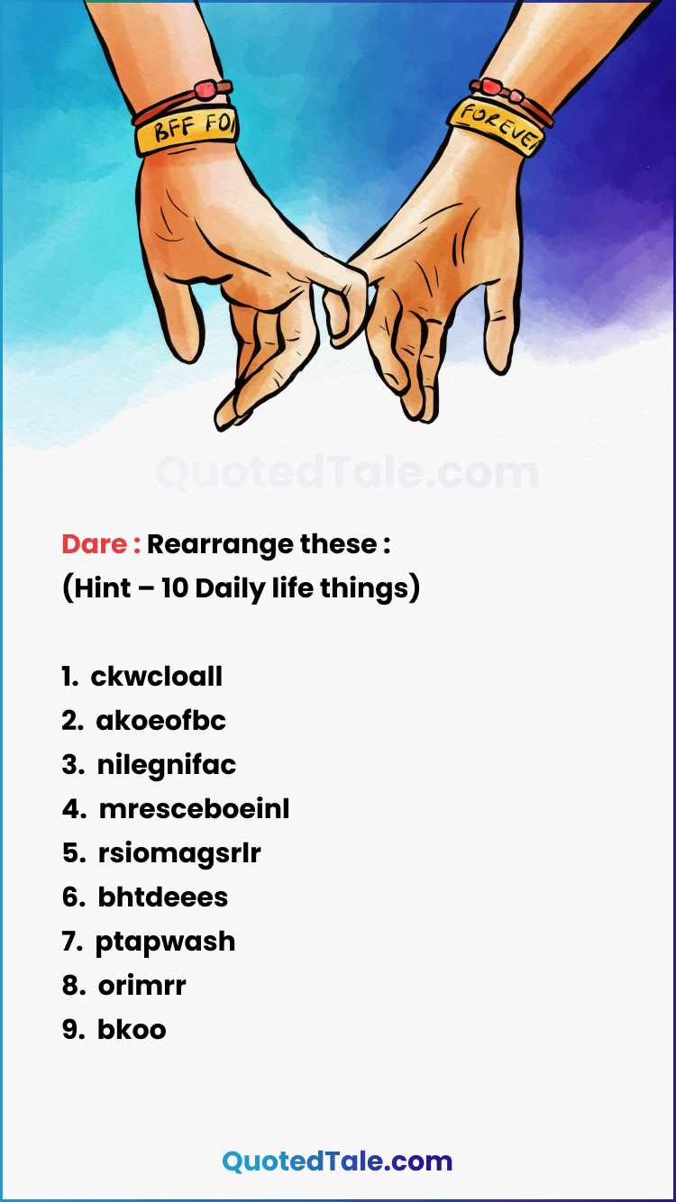 wa dare5 answer